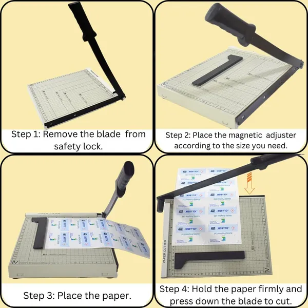 White_Rubber_Grip_Guillotine_Paper_Cutter_For_Home_And_Office
