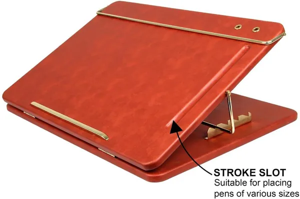 Brown_Table_Top_Elevator_Writing_Desk_With_High_Grade_Leather_Adjustable_Step_Wise_Elevation_Laptop_Stand_For_Workspace