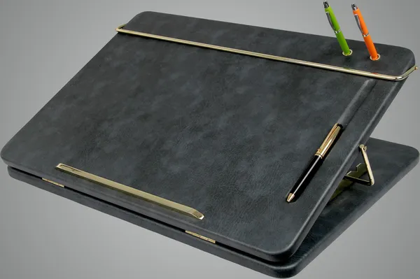 Navy_Blue_Table_Top_Elevator_Writing_Desk_With_High_Grade_Leather_Adjustable_Step_Wise_Elevation_Laptop_Stand_For_Workspace