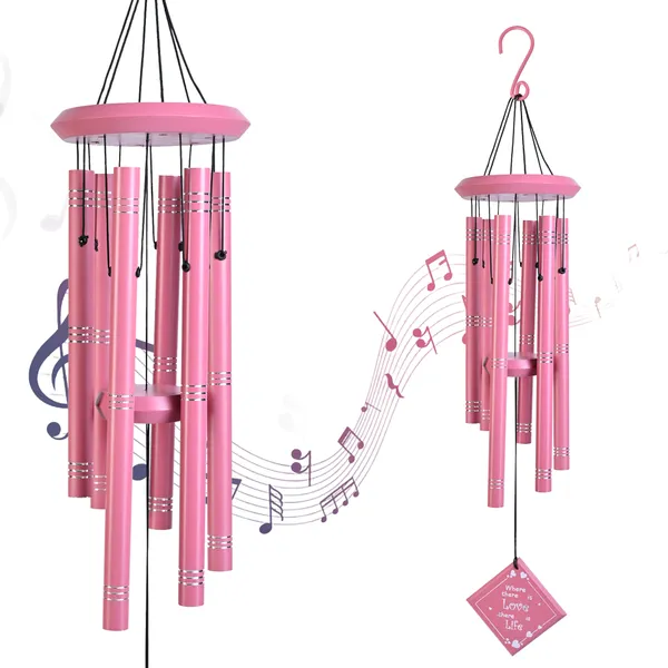 Pink_Metal_Wind_Chimes_For_Balcony_&_Garden_For_Decorative_Hanging_Chimes_With_Wooden_Top