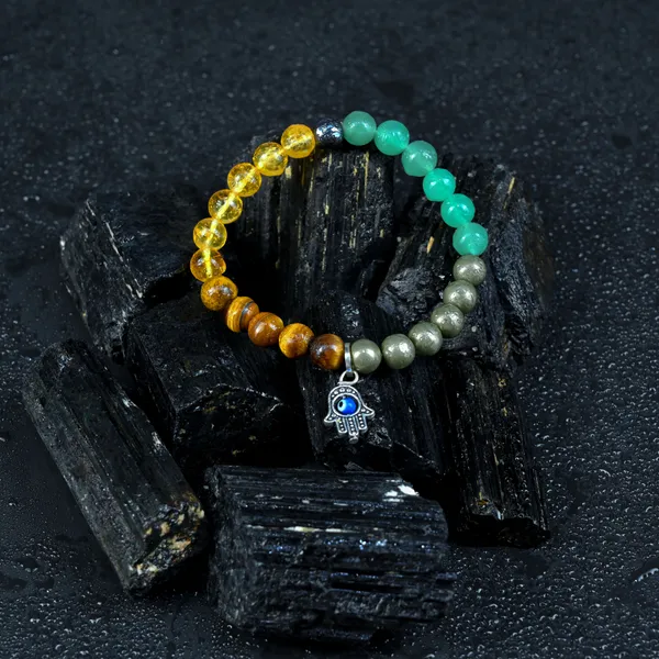 Multicolor_Men’s_Money_Magnet_Bracelet_For_Wealth,_Abundance_&_Positive_Energy_With_Pyrite,_Citrine_&_More