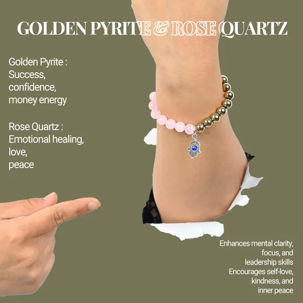 Pink_Pyrite_&_Rose_Quartz_Bracelet_For_Attracts_Wealth,_Love_&_Luck_Crystal_Jewelry