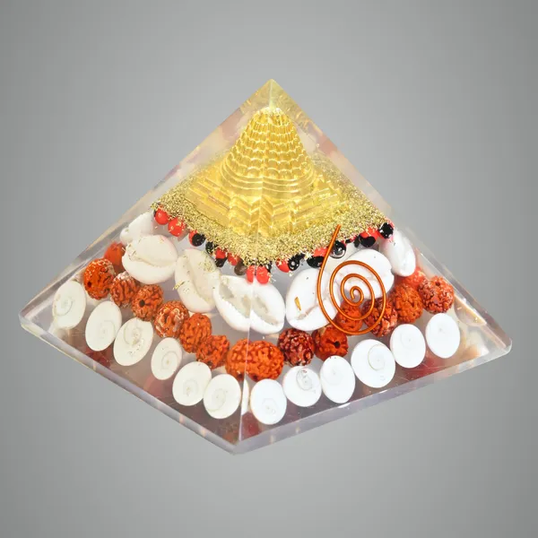 Multicolor_Laxmi_Pyramid_With_Gomati_Chakra_75Mm_For_Home_Harmony,_Meditation_Aid,_Wealth_Attraction