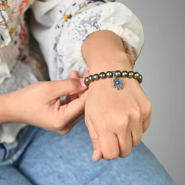 Gold_Pyrite_Money_Magnet_Bracelet_For_Natural_Healing_Crystal_Beads_For_Wealth_&_Protection