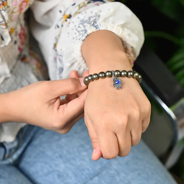 Gold_Pyrite_Money_Magnet_Bracelet_For_Natural_Healing_Crystal_Beads_For_Wealth_&_Protection