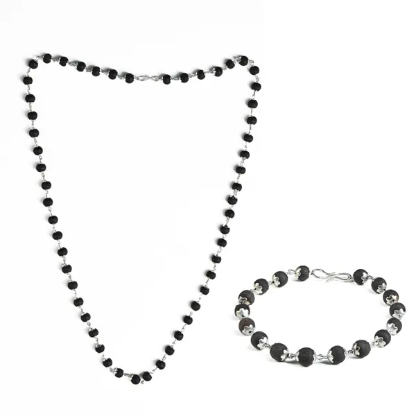 Black_Karungali_54_Beads_Mala_&_Bracelet_For_Ebony_Wood_Jap_Mala_Set_For_Meditation_&_Accessories