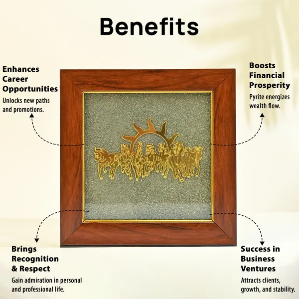 Gold_Seven_Horses_Pyrite_Frame_For_Prosperity,_Luck_&_Positive_Energy_Decor