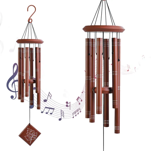 Brown_26-Inch_Elegant_Wind_Chimes_For_Soothing_Wall_&_Outdoor_Decor_For_Home_&_Garden