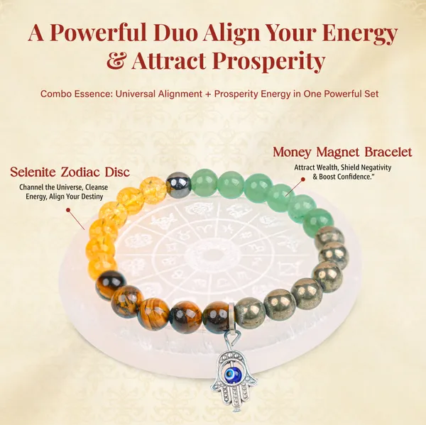 Multicolor_Money_Magnet_Bracelet_With_Selenite_Zodiac_Disc