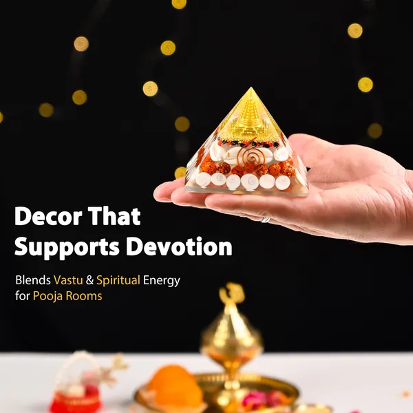Multicolor_Laxmi_Pyramid_With_Gomati_Chakra_75Mm_For_Home_Harmony,_Meditation_Aid,_Wealth_Attraction