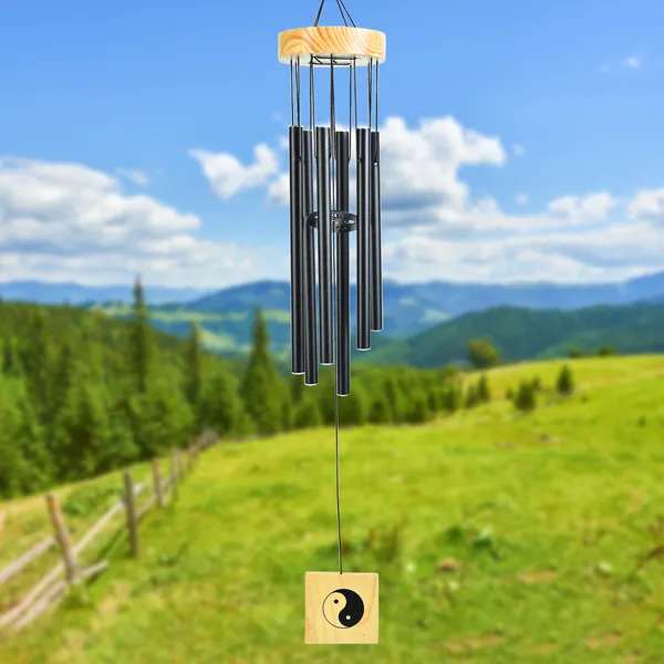 Black_Wind_Chimes_27-Inch_For_Positive_Energy,_Wall_&_Room_Decor,_Indoor/Outdoor_Use