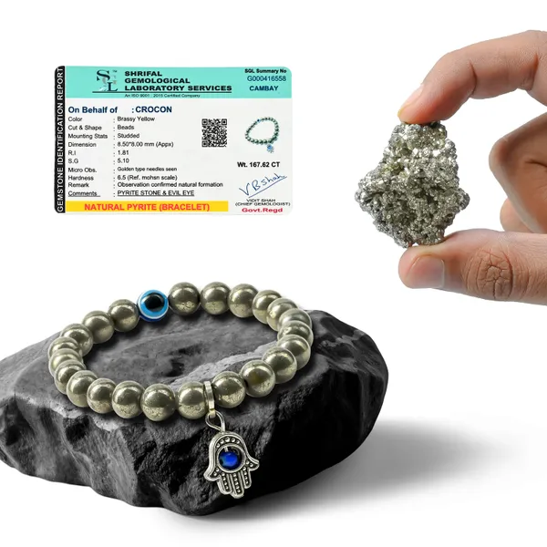 Gold_Pyrite_Bracelet_&_Cluster_Combo_For_Wealth,_Business_Luck_&_Positive_Energy_Crystal_Set