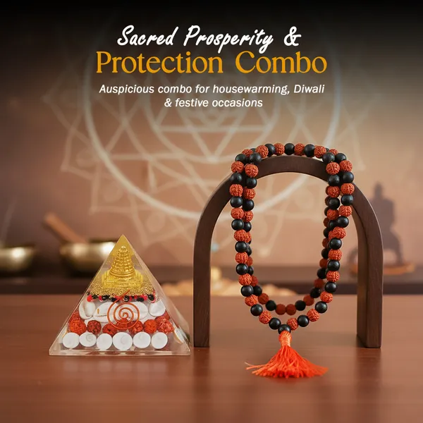 Multicolor_Rudraksha_Karungali_Mala_&_Laxmi_Pyramid