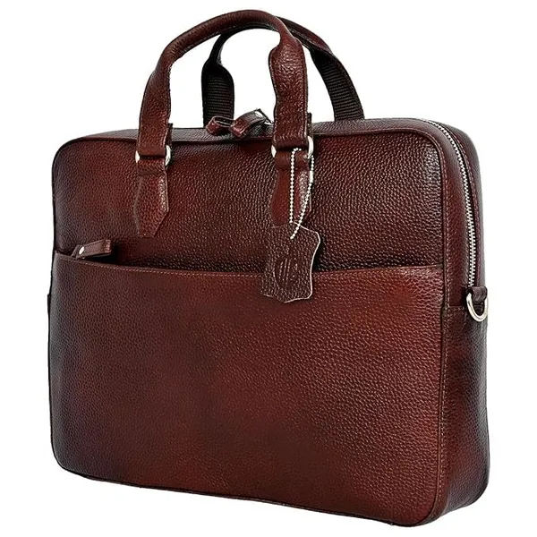 Dark_Brown_Laptop_Bags_MacBook_Holders_Genuine_Leather_Office_Bag_For_Men_Professional_Leather_Bag_With_Adjustable_Straps_And_Multiple_Compartments