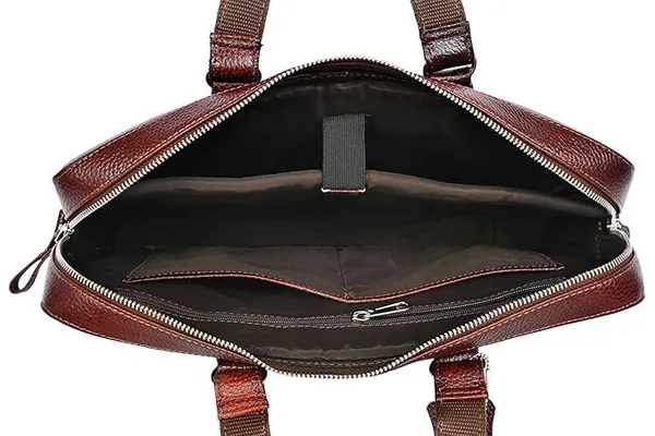 Dark_Brown_Laptop_Bags_MacBook_Holders_Genuine_Leather_Office_Bag_For_Men_Professional_Leather_Bag_With_Adjustable_Straps_And_Multiple_Compartments