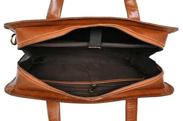 Brown_Genuine_Leather_Laptop_Bags_Office_Bag_For_Men_Messenger_Bag_Professional_Leather_Bag_For_Men_-_Adjustable_Straps_And_Multiple_Compartments