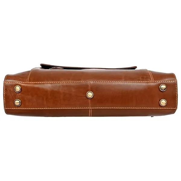 Brown_Genuine_Leather_Laptop_Bags_Office_Bag_For_Men_Messenger_Bag_Professional_Leather_Bag_For_Men_-_Adjustable_Straps_And_Multiple_Compartments
