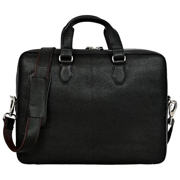 Black_Laptop_Bags_MacBook_Holders_Genuine_Leather_Office_Bag_For_Men_Professional_Leather_Bag_With_Adjustable_Straps_And_Multiple_Compartments