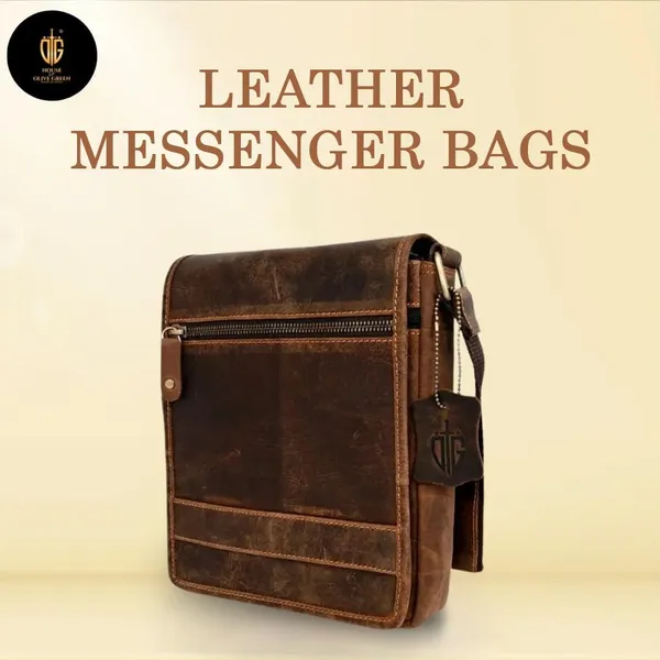 Brown_Men's_And_Women's_Genuine_Leather_Messenger/Crossbody/Sling_Bag_Mobile_Holster_For_Office