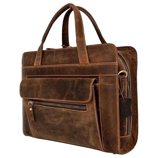 Brown_Genuine_Leather_Laptop_Bags_Office_Bag_For_Men_Messenger_Bag_Professional_Leather_Bag_For_Men_-_Adjustable_Straps_And_Multiple_Compartments