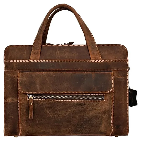 Brown_Genuine_Leather_Laptop_Bags_Office_Bag_For_Men_Messenger_Bag_Professional_Leather_Bag_For_Men_-_Adjustable_Straps_And_Multiple_Compartments