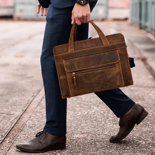 Brown_Genuine_Leather_Laptop_Bags_Office_Bag_For_Men_Messenger_Bag_Professional_Leather_Bag_For_Men_-_Adjustable_Straps_And_Multiple_Compartments