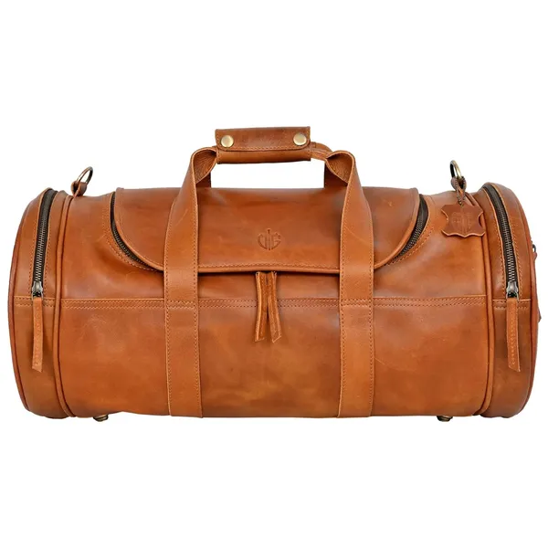 Tan_Duffle_Bag_For_Gym_Men_|_Pure_Leather_Material_Tan_Textured_Stylish_And_Spacious_Weekender_Cabin_Duffle_Travel_Bag_For_Luggage