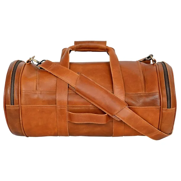 Tan_Duffle_Bag_For_Gym_Men_|_Pure_Leather_Material_Tan_Textured_Stylish_And_Spacious_Weekender_Cabin_Duffle_Travel_Bag_For_Luggage