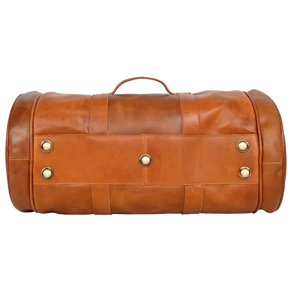 Tan_Duffle_Bag_For_Gym_Men_|_Pure_Leather_Material_Tan_Textured_Stylish_And_Spacious_Weekender_Cabin_Duffle_Travel_Bag_For_Luggage