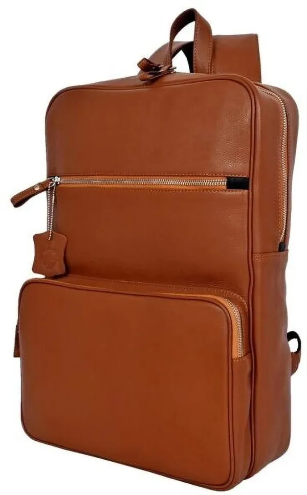 Tan_Genuine_Leather_Backpack_Bag_For_Men