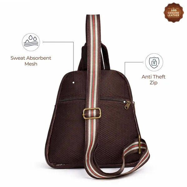 Leather_Chest_Bag_with_Adjustable_Strap,_Compact_Crossbody_Backpack_for_Daily_Use,_Plain_&_Croc_Texture_Options