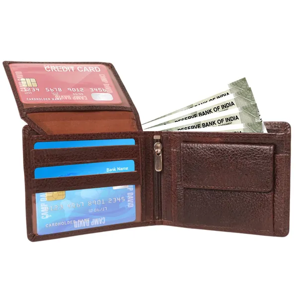 Brown_Genuine_Leather_Zip_Wallet_For_Men