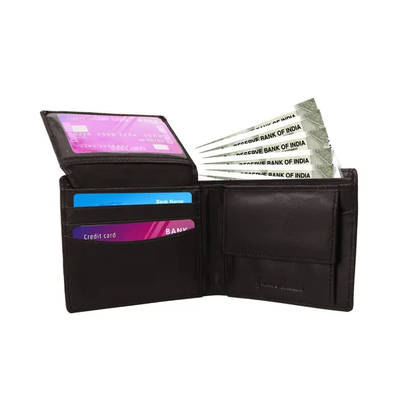 Black_Genuine_Leather_Wallet_For_Men_Bi-Fold_Pocket_Wallet_With_3_Card_Slots