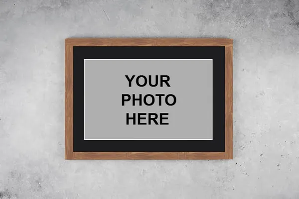 Classic_Teak_Premium__Brown_Photo_Frame_With_Black_Mount