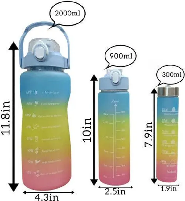 Multicolor_Silicon_3_In_1_Motivational_Water_Bottle