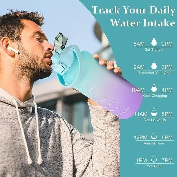 Multicolor_Silicon_3_In_1_Motivational_Water_Bottle