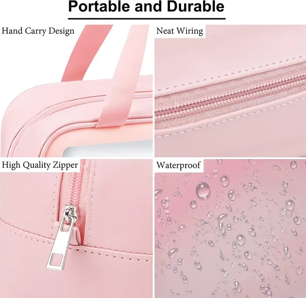 Pink_Plastic_Men_&_Women_Cosmetic_Pouch