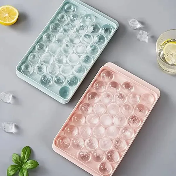 Multicolor_Plastic_Rectangle_Shaped_Ice_Ball_Tray_(8H_X_8W_X_2D_Inch)