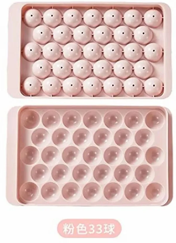 Multicolor_Plastic_Rectangle_Shaped_Ice_Ball_Tray_(8H_X_8W_X_2D_Inch)