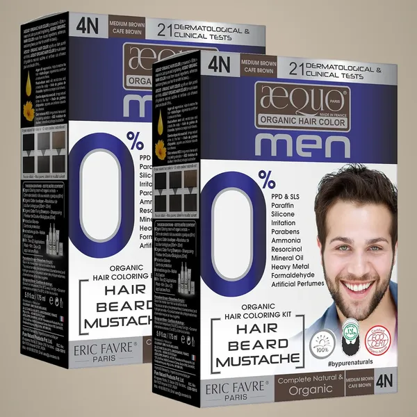 Aequo_Organic_Cream_Hair_Colour_For_Men-_170Ml-_4N_Medium_Brown-_Pack_Of_2