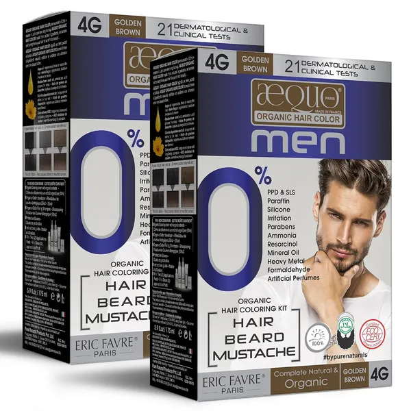 Aequo_Organic_Cream_Hair_Colour_For_Men-_170Ml-_4G_Golden_Brown-_Pack_Of_2