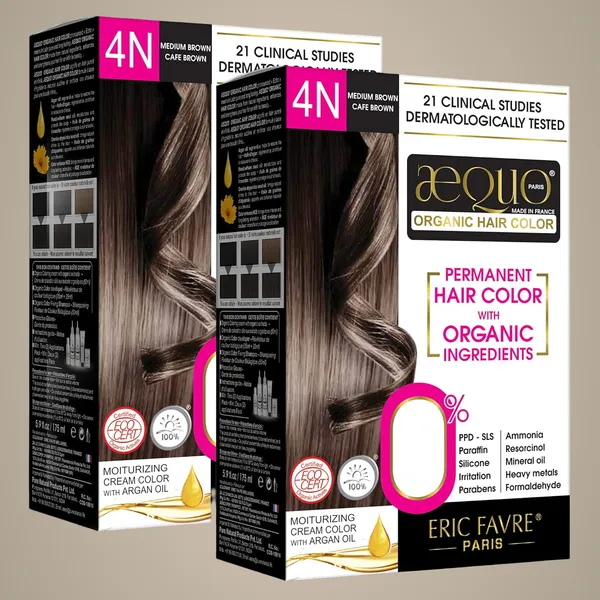 Aequo_Organic_Cream_Hair_Colour_For_Women-_170Ml-_4N_Medium_Brown-_Pack_Of_2