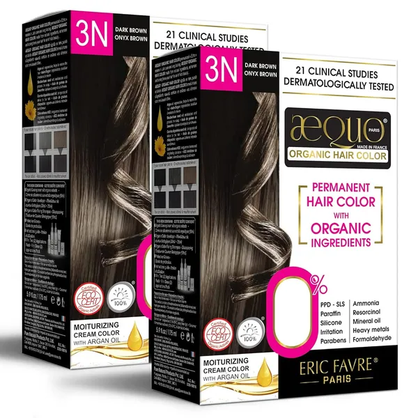 Aequo_Organic_Cream_Hair_Colour_For_Women-_170Ml-_3N_Dark_Brown-_Pack_Of_2