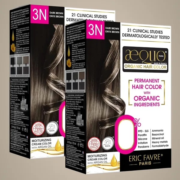Aequo_Organic_Cream_Hair_Colour_For_Women-_170Ml-_3N_Dark_Brown-_Pack_Of_2