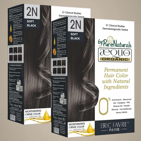 QH+_Aequo_Organic_Zero_Toxins_Permanent_Cream_Hair_Colour-_200Ml-_2N_Soft_Black-_Pack_Of_2