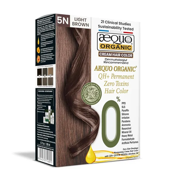 QH+_Aequo_Organic_Zero_Toxins_Permanent_Cream_Hair_Colour-_200Ml-_5N_Light_Brown-_Pack_Of_1