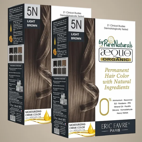 QH+_Aequo_Organic_Zero_Toxins_Permanent_Cream_Hair_Colour-_200Ml-_5N_Light_Brown-_Pack_Of_2