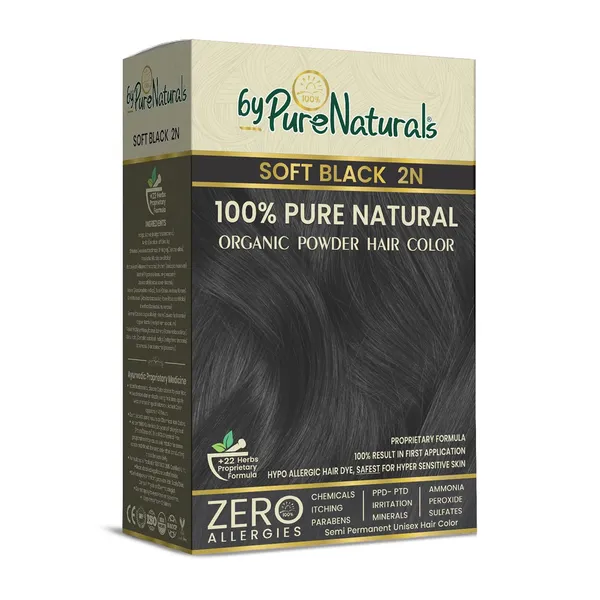 byPureNaturals_100%_Organic_Pure_Natural_Powder_Hair_Color-_120Gm-_2N_Soft_Black-_Pack_Of_1