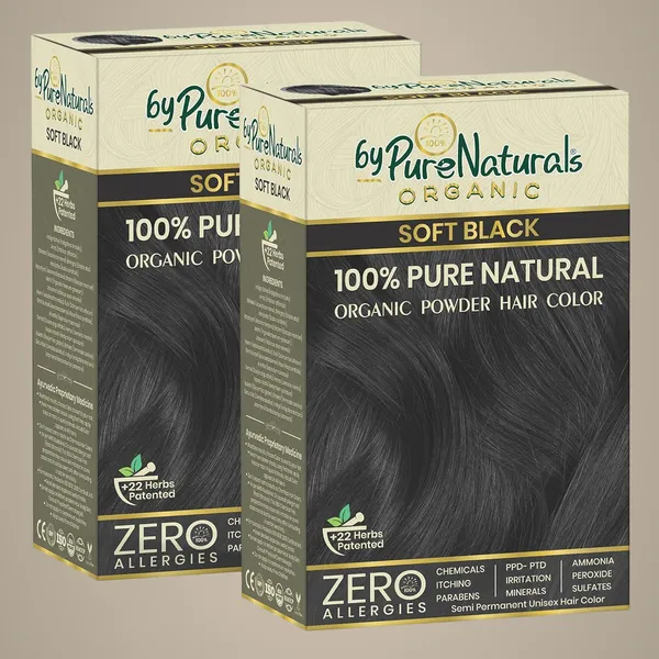 byPureNaturals_100%_Organic_Pure_Natural_Powder_Hair_Color-_120Gm-_2N_Soft_Black-_Pack_Of_2