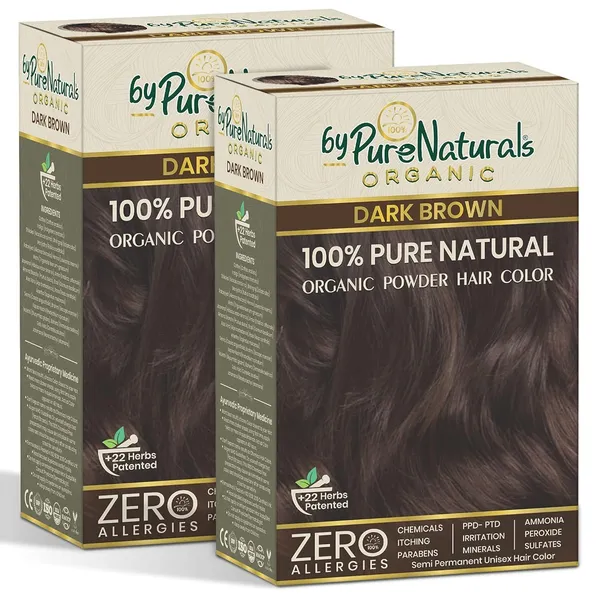 byPureNaturals_100%_Organic_Pure_Natural_Powder_Hair_Color-_60Gm-_3N_Dark_Brown-_Pack_Of_2